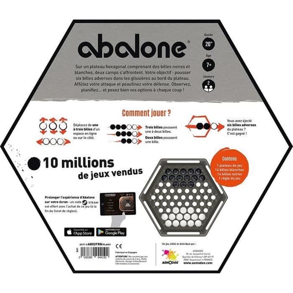 Abalone - New Edition - Brädspel - ASMODEE