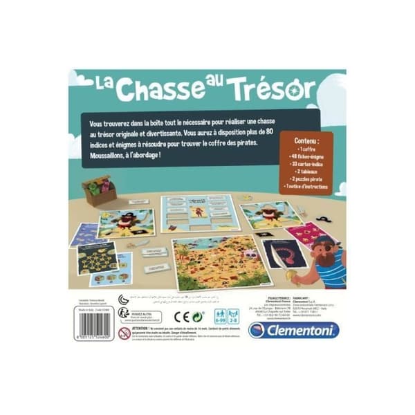 CLEMENTONI - Skattejakten - - Brädspel