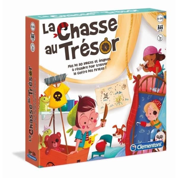 CLEMENTONI - Skattejakten - - Brädspel