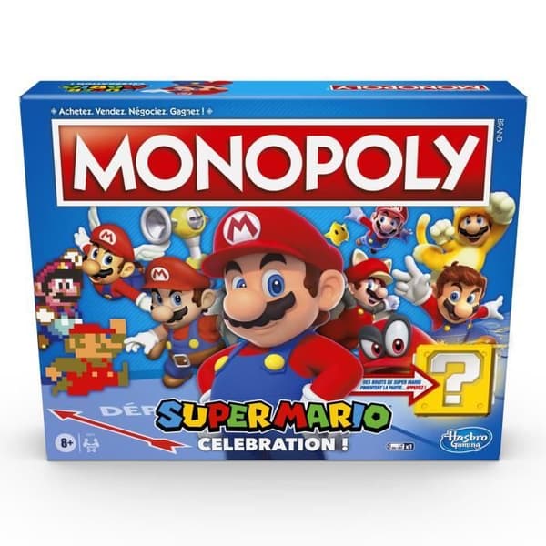 Monopol Super Mario Celebration - Brädspel - Brädspel - Fransk version