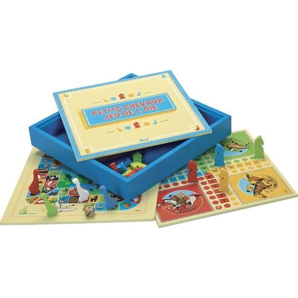SPELTRÄDET - 66310 - LITTA HÄSTAR OCH GOOSE SPEL - TRÄLÅS