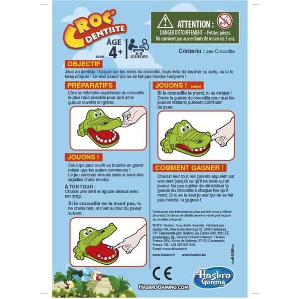Croc'Dentiste - Brädspel för barn
