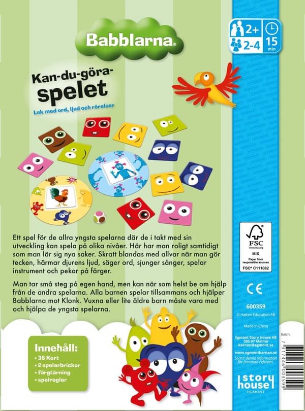 Spel Babblarna Kan-du-göra 2år
