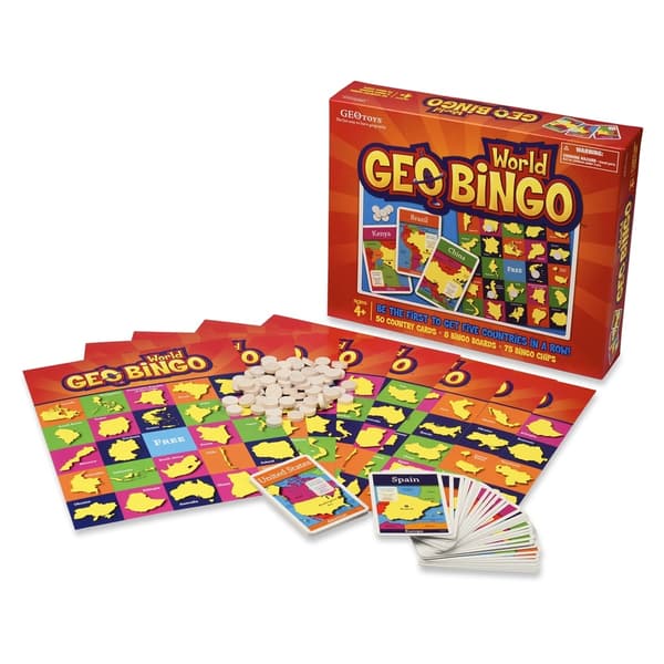 GEO Bingo Världen - pedagogiskt sällskapsspel för barn