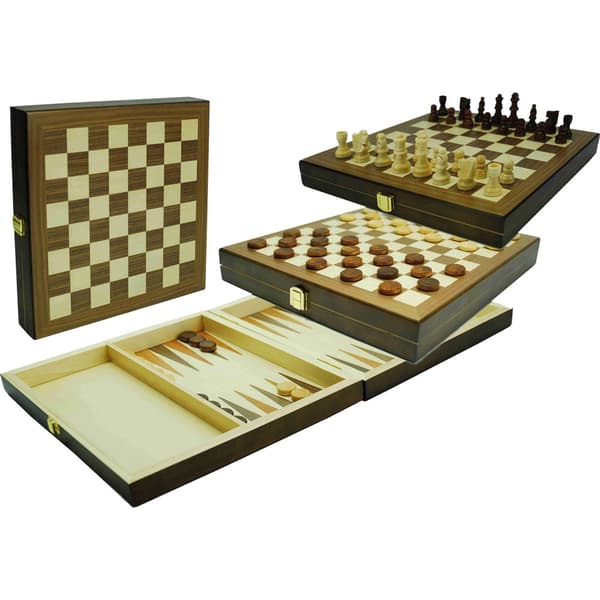 Buffelschack, pjäser och backgammon
