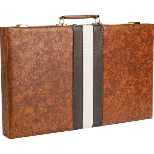 Buffalo backgammon Piping brun 38 x 48 cm