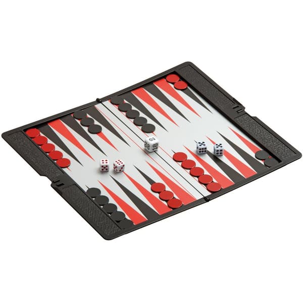 Philos Backgammon rejsesæt magnetisk