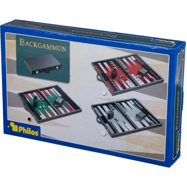 Philos Backgammon grøn medium 38x2