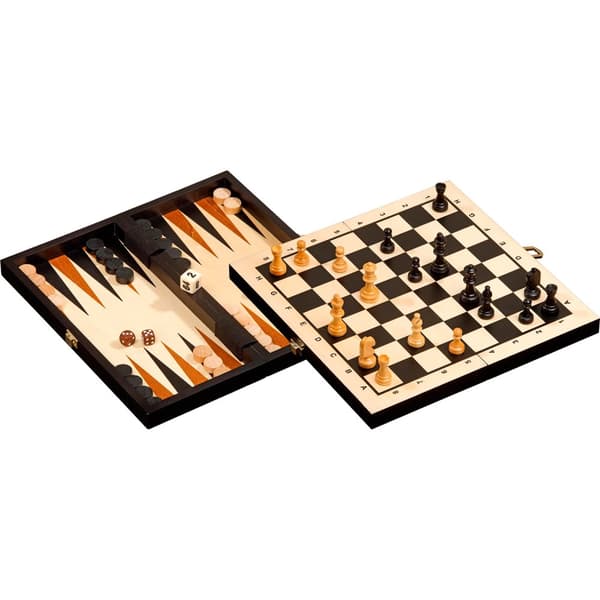 Philos Backgammon 3 i 1 rejsesæt 3