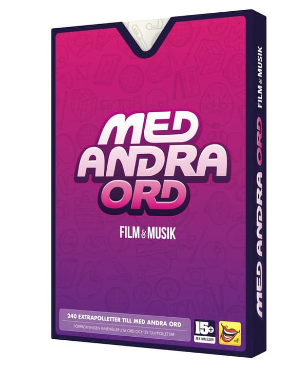 Med Andra Ord expansion - Film & Musik - Brädspel