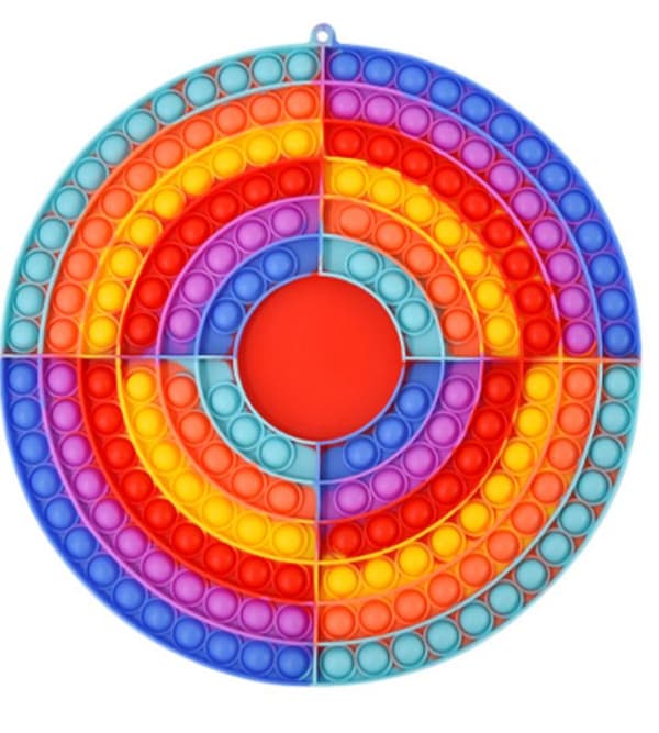 4 spelare schackbräde Pop it Fidget Toy leksaker för barn vuxna