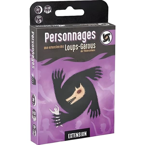 Les Loups -Garous de Thiercelieux - Expansion: Characters (Edition 2021) - Asmodee - Dold rollspel - Gruppspel