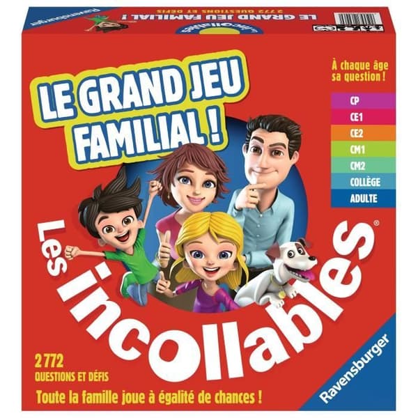 RAVENSBURGER - Det fantastiska familjespelet för Incollables