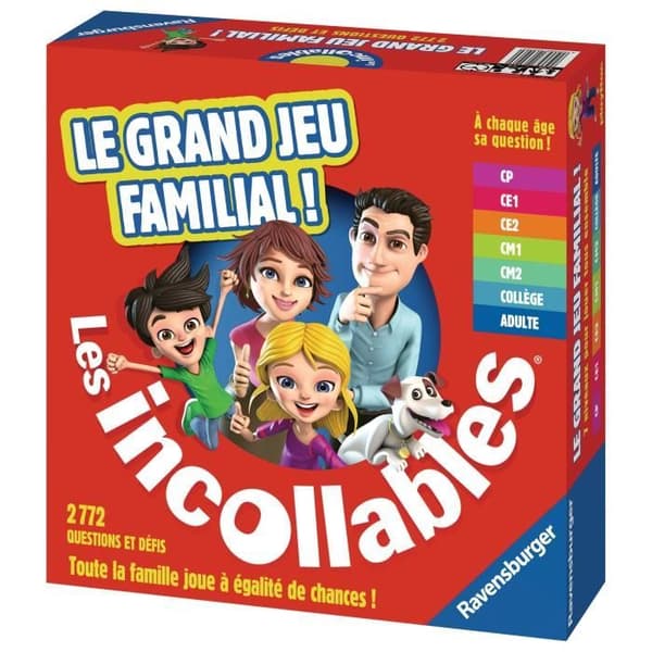 RAVENSBURGER - Det fantastiska familjespelet för Incollables