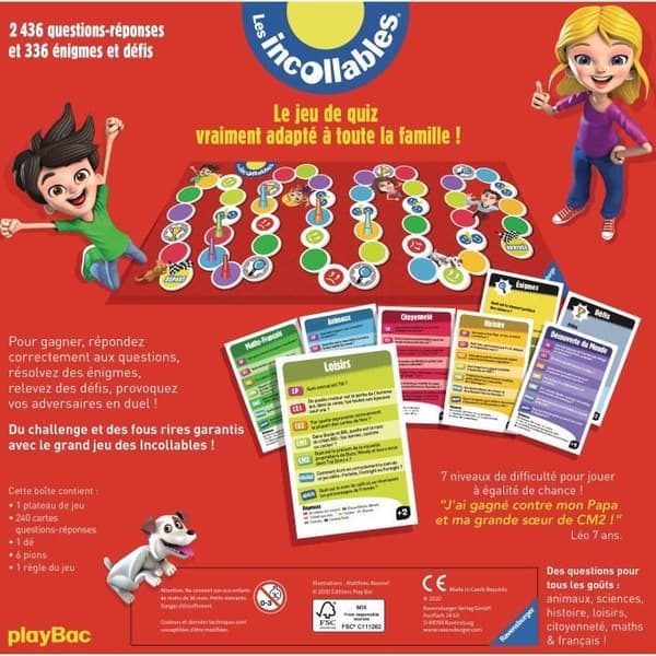 RAVENSBURGER - Det fantastiska familjespelet för Incollables