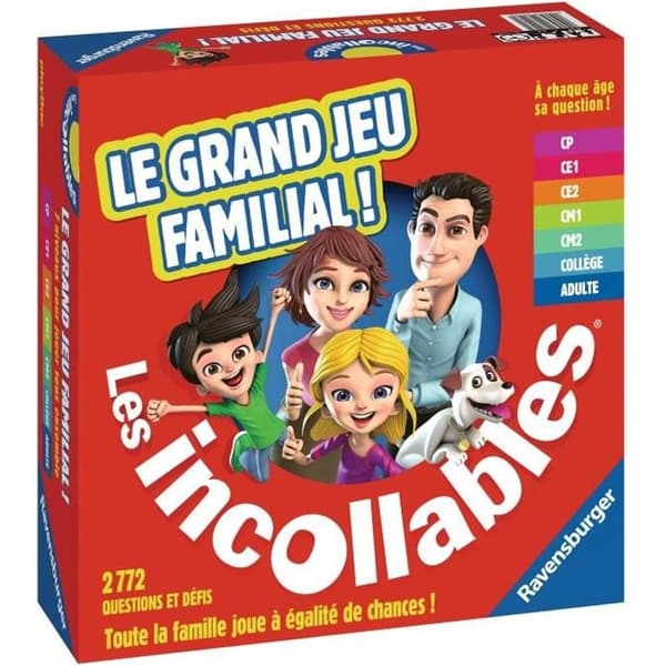 RAVENSBURGER - Det fantastiska familjespelet för Incollables