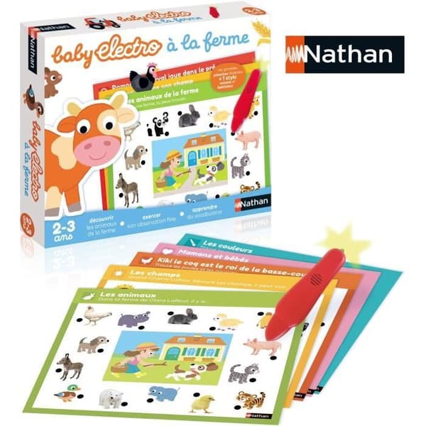 Nathan Baby Electro - Husdjur, elektroniskt spel