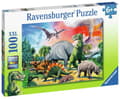 Miniatyrbild 1 av 3: Pussel Dinosaurier 100 bitar