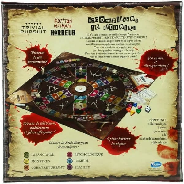 Trivial Pursuit Horror - Brädspel - VINNANDE DRAG