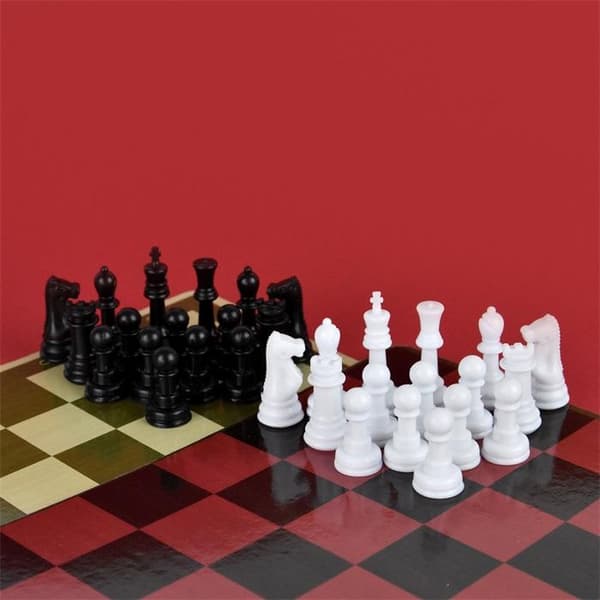 6-i-1 Resespel / Sällskapsspel - Schack / Backgammon / Fia m.m.
