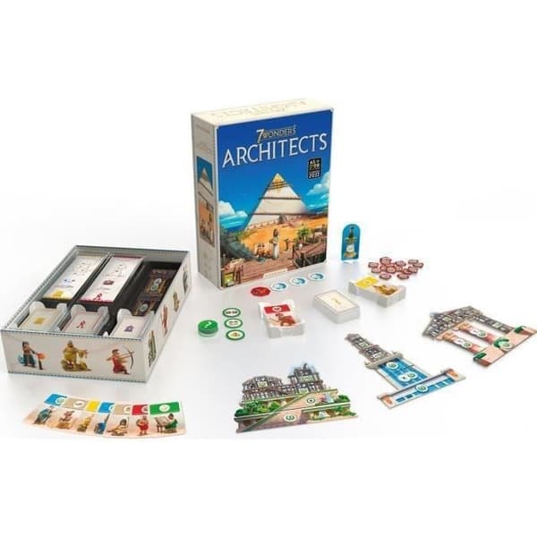 ASMODEE - 7 Wonders: Arkitekter - Ålder: 8+ - Antal spelare: 2-7 - Blandat - 25 minuter