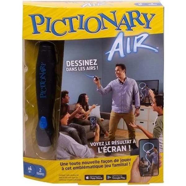 Mattel Games - Pictionary Air - Bräd- och ritspel - 2 lag - Ålder 8+