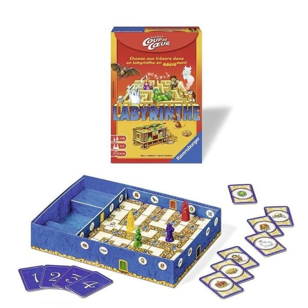 Brädspel - RAVENSBURGER - Unik favoritlabyrint - För barn - Längd 20 min