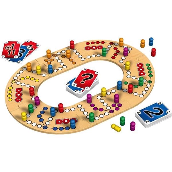 DOG Deluxe - Brädspel - SCHMIDT SPIELE - Upplev ännu mer spännande DOG-spel med denna Deluxe-utgåva!