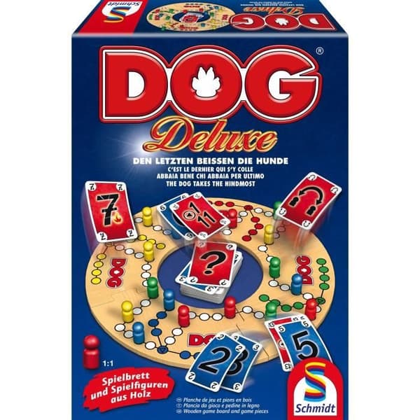 DOG Deluxe - Brädspel - SCHMIDT SPIELE - Upplev ännu mer spännande DOG-spel med denna Deluxe-utgåva!
