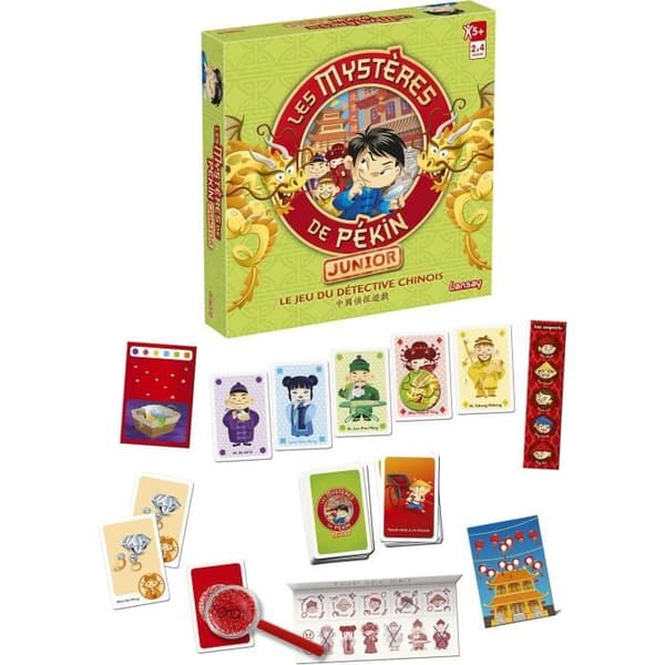 LANSAY - THE MYSTERIES OF PEKIN - Brädspel - Juniorversion - 2 till 4 spelare - Från 5 år