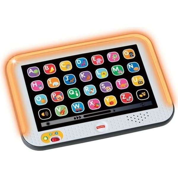 Fisher-Price - My Puppy Tablet - Utvecklingsleksak - 12 månader och över CDG56 Silver, Vit