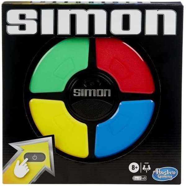Simon, barnbrädspel, från 8 år, Hasbro Gaming