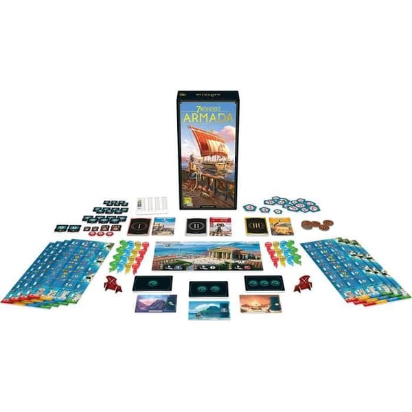 Repos Production - 7 Wonders - Armada Expansion - Ny version 2020 - Brädspel - Från 10 år - 3 till 7 spelare