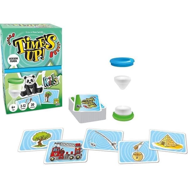 Produktionsvila | Tiden är ute! : Barn - Panda version | Brädspel | Från 4 år | 2 till 12 spelare | 20 minuter