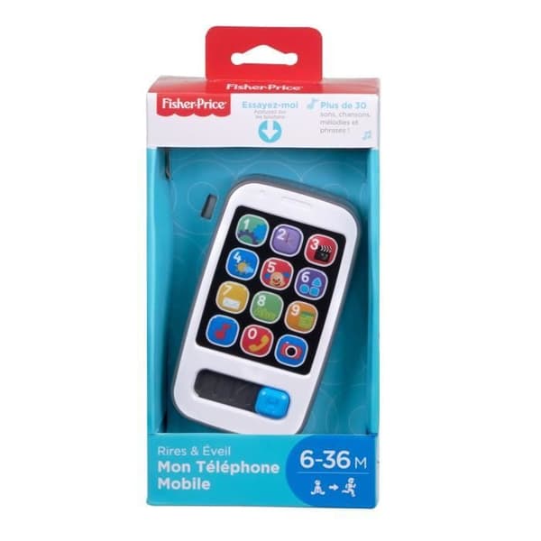 Fisher-Price - My Mobile Phone - Utvecklingsleksak för bebisar från 6 månader och uppåt