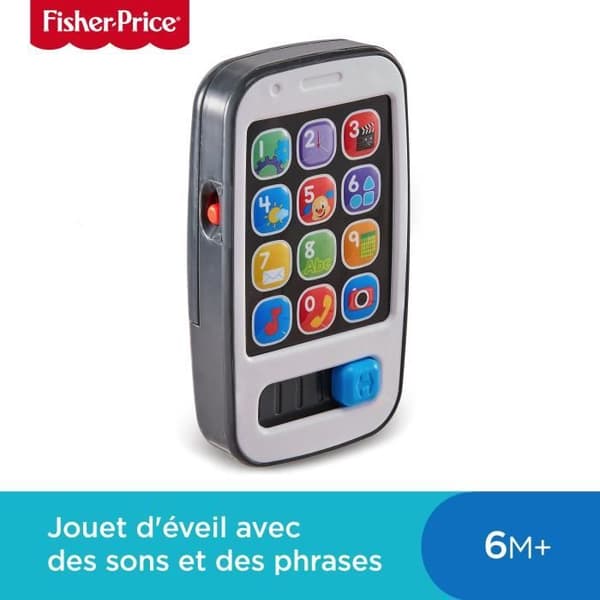 Fisher-Price - My Mobile Phone - Utvecklingsleksak för bebisar från 6 månader och uppåt