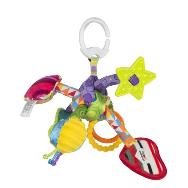 LAMAZE Surprise Knots Rattle - Blandad modell - Varierade mönster och färger Tyger - Från födseln
