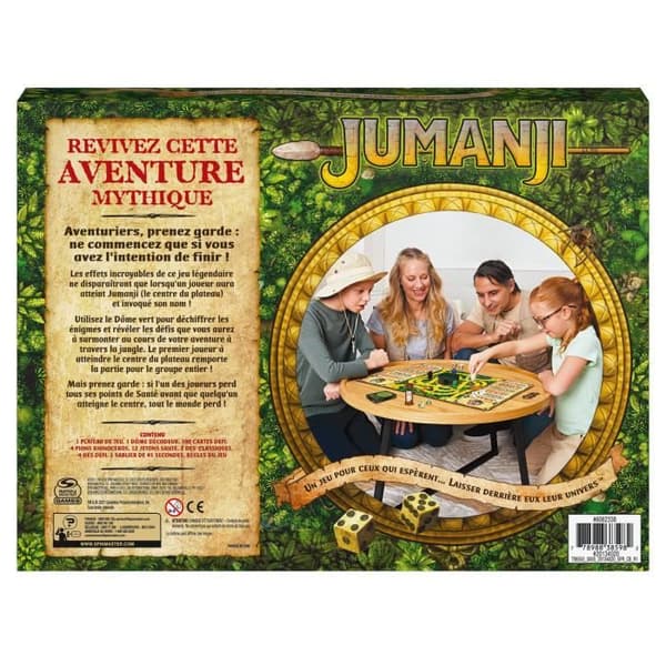 Jumanji the game - SPIN MASTER - Retro Edition - Brädspel för hela familjen eller mellan vuxna