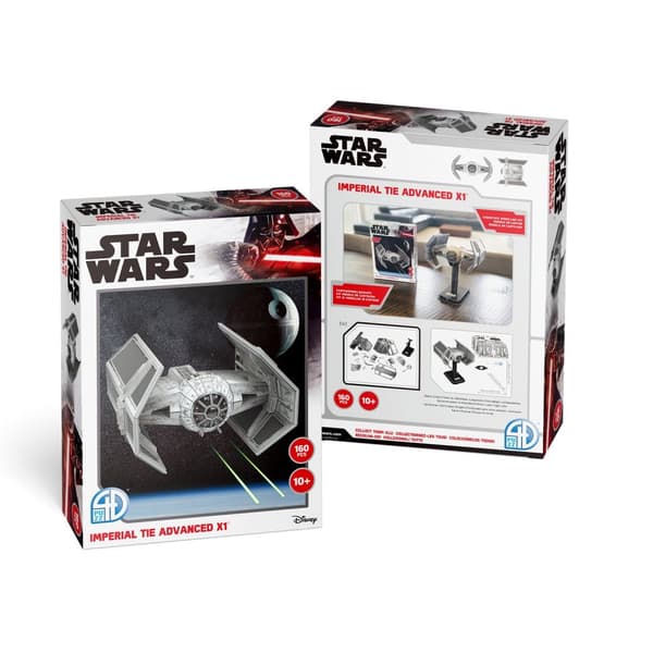 Jigsaw puzzle: Star Wars Imperial Tie Advanced X1 Fighter 160Pc 3D