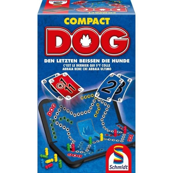 DOG Compact - Brädspel - SCHMIDT SPIELE - Njut av DOG-spelet i en kompakt version perfekt för resor!