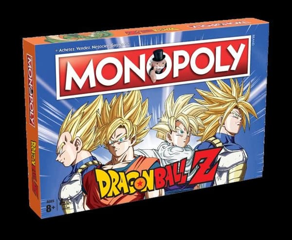 Brädspel - VINNANDE RÖTTER - Monopol Dragon Ball Z - Legendariska krigare - Fastighetsförvaltning