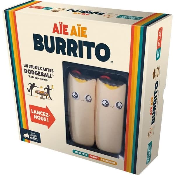 Asmodee - Aie Aie Burrito - Ålder: 7+ - Antal spelare: 2-6