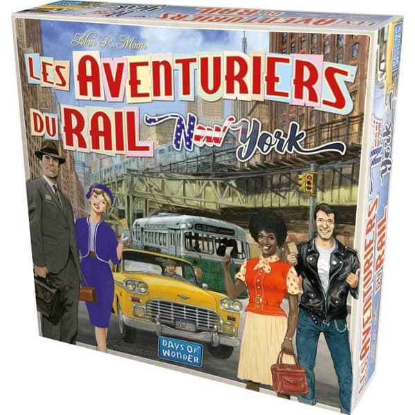 Days of Wonder | Rail Adventurers: New York | Brädspel | Från 8 år gammal | 2 till 4 spelare | 10 till 15 minuter
