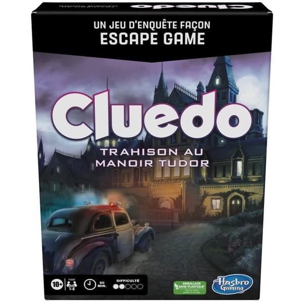 Cluedo Escape Treason på Tudor Manor - undersökningsspel för flyktspelsstil - 1 till 6 spelare - från 10 år