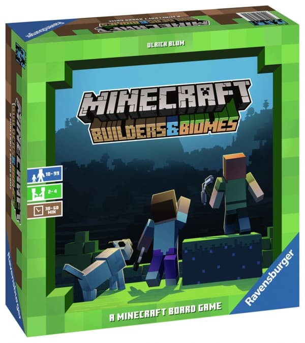 Ravensburger Minecraft: Builders & Biomes Brädspel Spel med brickor