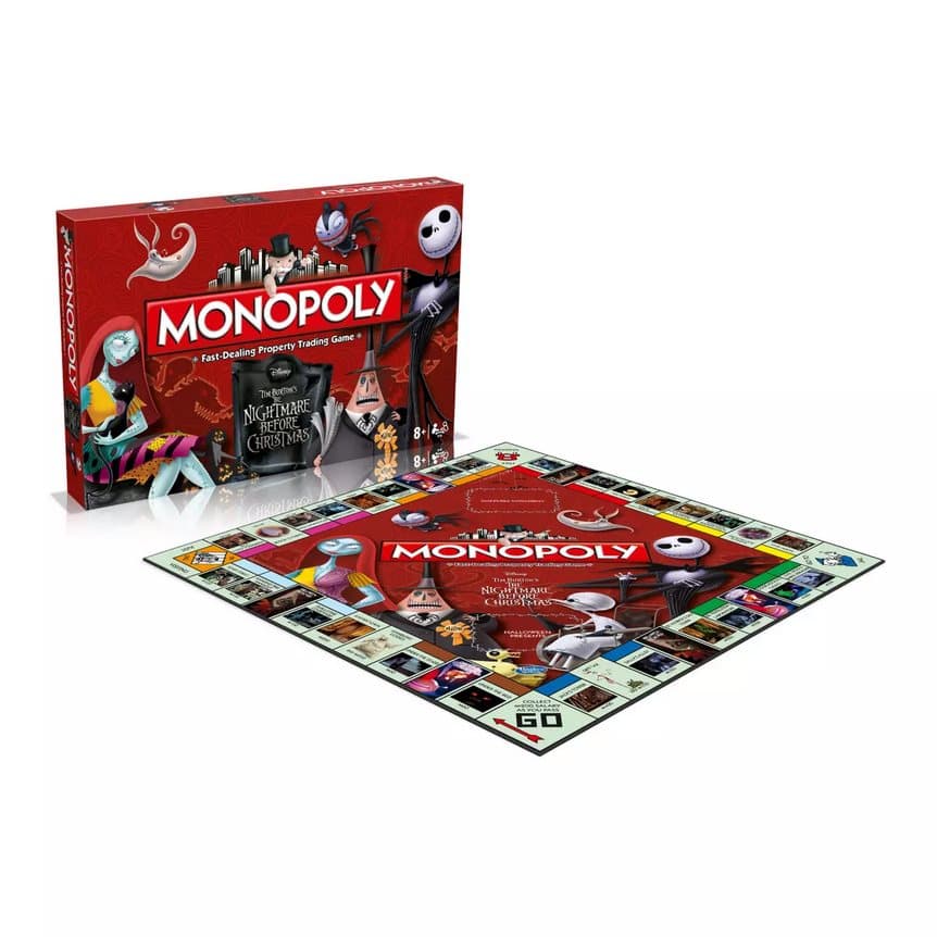 The Nightmare Before Christmas Monopoly Board Game