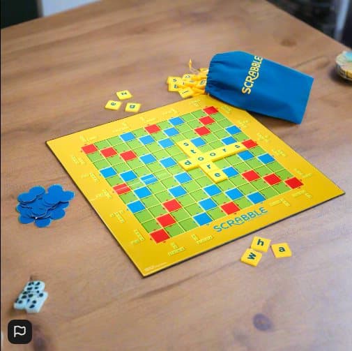 Scrabble Junior Board Game 2 Levels Of Play!