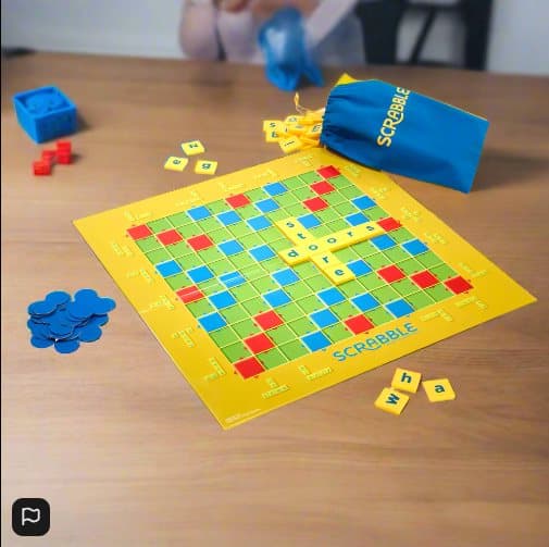 Scrabble Junior Board Game 2 Levels Of Play!