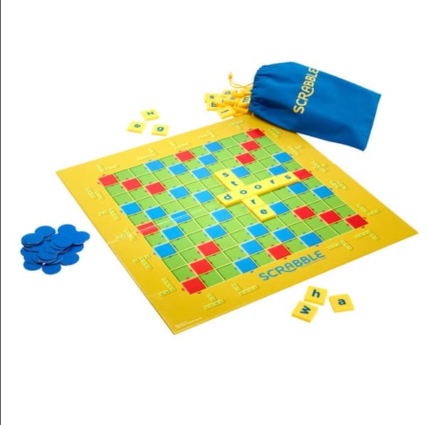 Scrabble Junior Board Game 2 Levels Of Play!
