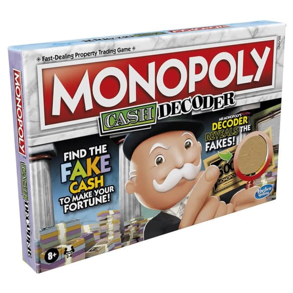 Monopoly Cash Decoder Family Board Game